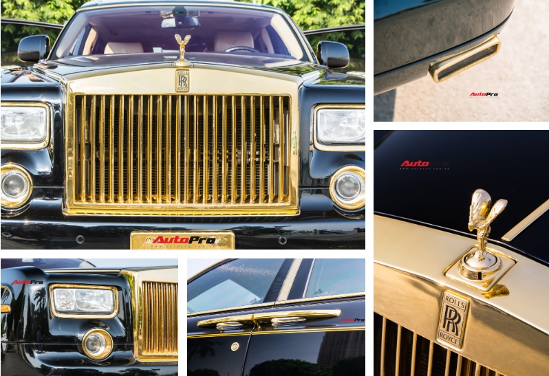 Rolls-Royce Phantom độ phiên bản rồng, mạ vàng giá 15 tỷ tại Hà Nội 3
